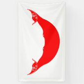 イースター島国旗(ラパヌイ) 横断幕 (縦)