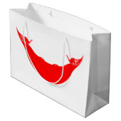 イースター島国旗 ラージペーパーバッグ (裏面アングル)