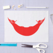 イースター島国旗 薄葉紙 (クラフト)