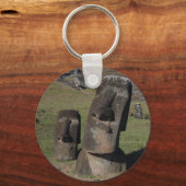 イースター島頭 キーホルダー (正面)