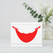 イースター島(チリ)国旗 ポストカード (スタンド正面)