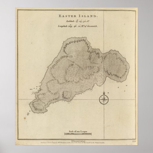 イースター島 ポスター (正面)