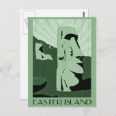 イースター島 ポストカード (正面/裏面)
