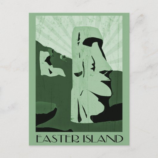 イースター島 ポストカード (正面)