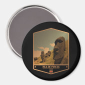 イースター島 マグネット (正面/裏面)