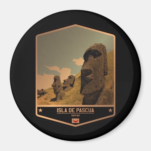 イースター島 マグネット (正面)