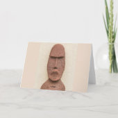 イースター島 モアイ ヘッド サンダーコーブ カード (裏面)