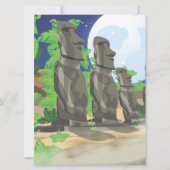 イースター島 招待状 (正面)