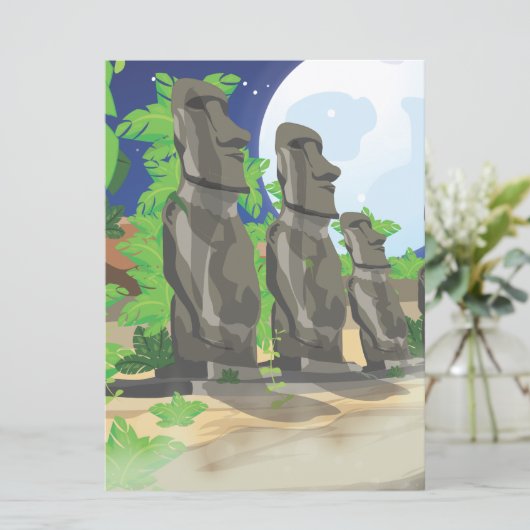 イースター島 招待状 (スタンド正面)