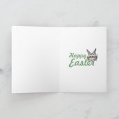 イースター帽子の挨拶 シーズンカード (内部)