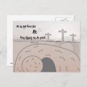 イースター引用文聖句 シーズンポストカード (正面/裏面)