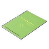 イースター引用文 ノートブック (左側)