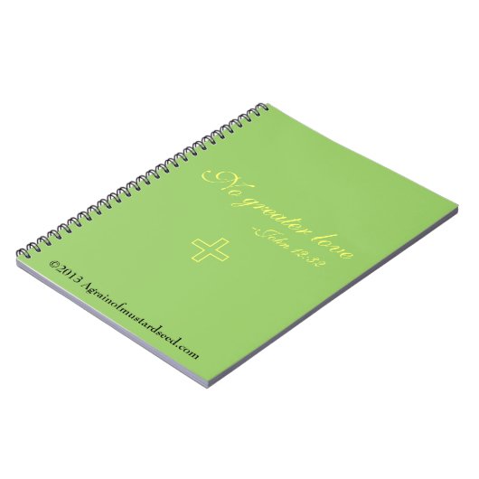 イースター引用文 ノートブック (左側)