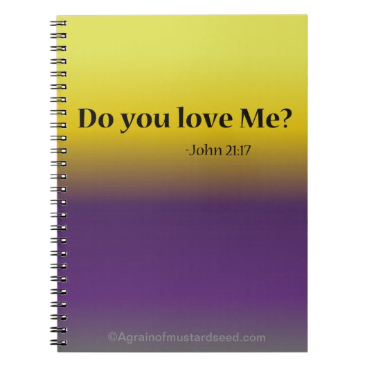 イースター引用文 ノートブック (正面)