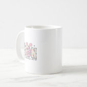 イースター彼はイエス・キリスト教の十字女の女性を生み出した コーヒーマグカップ (正面左)