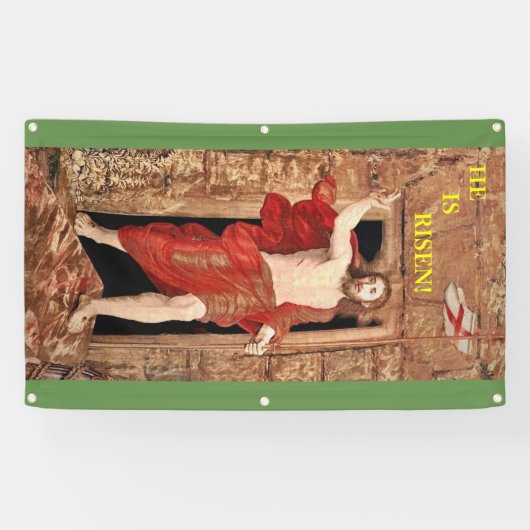 イースター復活の旗 横断幕 (横)