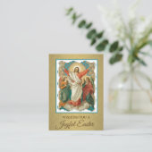 イースター復活の神聖なカードw/prayer聖ヨハネ 名刺 (スタンド正面)