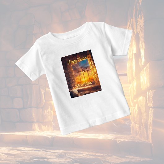 イースター復活祭お祝いTシャツ ベビーTシャツ