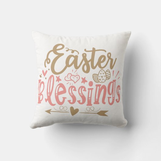 イースター恵みかわいらし引用文 クッション (裏面)