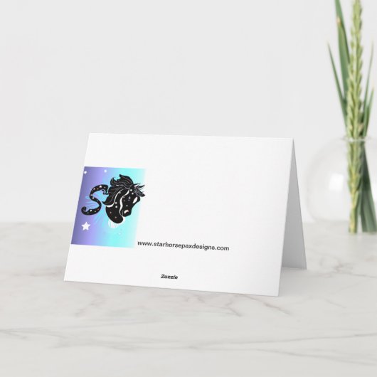 イースター恵みのろばの挨拶状 シーズンカード (裏面)