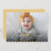 イースター恵みの写真カード シーズンカード (正面/裏面)