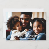 イースター恵みの写真モダン シーズンカード (正面)