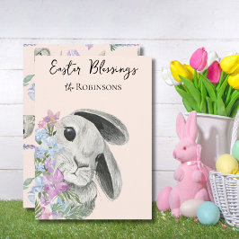 イースター恵みの好奇心イースターバニーピーチ