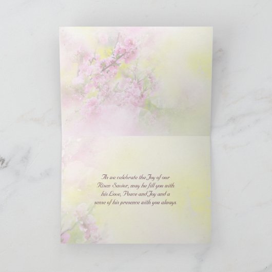 イースター恵みの歌ソロモン2:12聖なる書物、 経典 シーズンカード (内部)