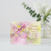 イースター恵みの歌ソロモン2:12聖なる書物、 経典 シーズンポストカード (スタンド正面)