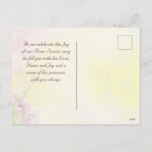 イースター恵みの歌ソロモン2:12聖なる書物、 経典 シーズンポストカード (裏面)