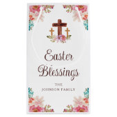 イースター恵みエレガントフローラクロス スモールペーパーバッグ (裏面)