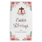 イースター恵みエレガントフローラクロス スモールペーパーバッグ (正面)