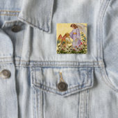 イースター恵みエンジェルボタン 缶バッジ (インサイチュ)