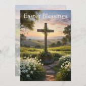 イースター恵みクロスオンヒル シーズンカード (正面/裏面)