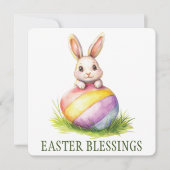 イースター恵みグリーティングカード サンキューカード (正面)