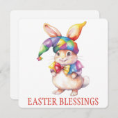 イースター恵みグリーティングカード サンキューカード (正面/裏面)