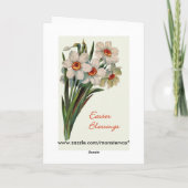 イースター恵みグリーティングカード シーズンカード (裏面)