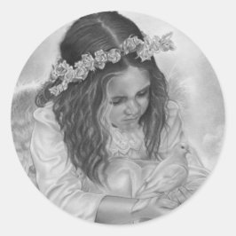 イースター恵みステッカー ラウンドシール