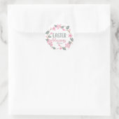 イースター恵みステッカー ラウンドシール (バッグ)