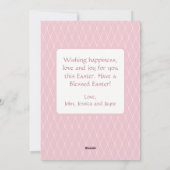 イースター恵みズスイートパステルピンクカスタムの写真 シーズンカード (裏面)