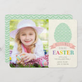 イースター恵みフォトフラットカード シーズンカード (正面/裏面)