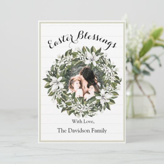 イースター恵みフローラフォトカード シーズンカード (スタンド正面)