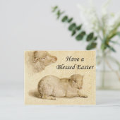 イースター恵みホルベインの休息ラムのアートワーク シーズンポストカード (スタンド正面)