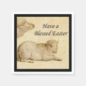 イースター恵みホルベインの休息ラムのアートワーク スタンダードカクテルナプキン (正面)