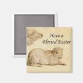 イースター恵みホルベインの休息ラムのアートワーク マグネット (正面/裏面)