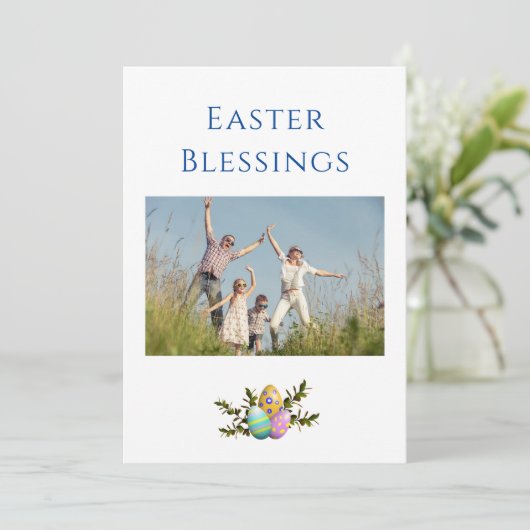 イースター恵みモダンクリスチャン家族 シーズンカード (スタンド正面)