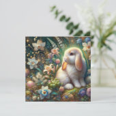 イースター恵みロプエイドバニーオダマキ(植物)花 シーズンカード (スタンド正面)