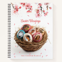 イースター恵み切り取った写真ノート