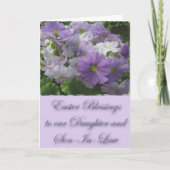 イースター恵み娘と義理の息子プリムローズ シーズンカード (正面)