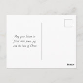 イースター恵み宗教十字青空 ポストカード (裏面)